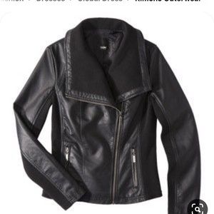 Mossimo target faux leather jacket